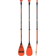 Jobe Fibreglass 3 Piece SUP Paddle - Orange
