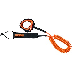 Jobe Coiled SUP Leash 10 Foot - Orange