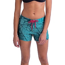Jobe Womens Boardshorts - Vintage Teal [Dark Print]