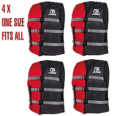 Jobe Universal Buoyancy Aid / Ski Impact Vest Package [4 Vests]
