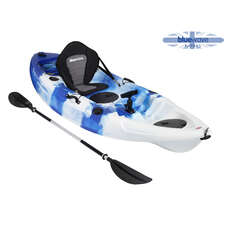 Bluewave Crest Kayak - White Blue