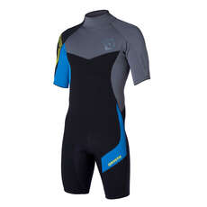 Mystic Crossfire 3/2 Kitesurfing Shorty Back Zip 2014 - Blue