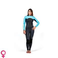 Mystic Womens Star 3/2 Backzip GBS Wetsuit - Blue