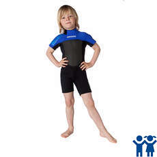 Mystic Childrens Star 3/2 Flatlock Shorty 2014 - Blue Mystic Childrens Star 3/2 Flatlock Shorty 2014 - Blue