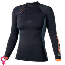 Magic Marine Womens Racing 3mm Wetsuit Top - Black 210040 Magic Marine Womens Racing 3mm Wetsuit Top - Black 210040