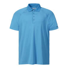 Musto Evolution Sunblock 2.0 Short Sleeve Polo Shirt - Bay Blue 81148 Musto Evolution Sunblock 2.0 Short Sleeve Polo Shirt - Bay Blue 81148