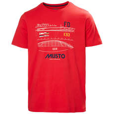 Musto Flying Dutchman T-Shirt - Rouge - Lmts092-169