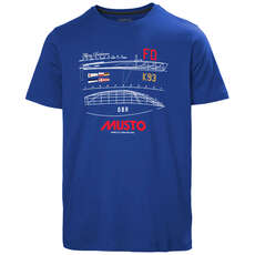 T-Shirt Musto Flying Dutchman - Bleu - Lmts092-581