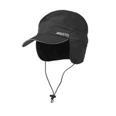Musto Waterproof Fleece Lined Sailing Cap - Winter Sailing - Black