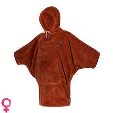 Mystic Womens TEDDY Poncho / Changing Robe - Rusty Red 210340