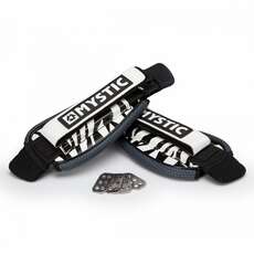 Mystic Kitesurfing Footstrap Adjustable Set - Black/White
