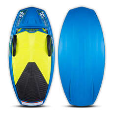 Obrien Freeboard Kneeboard / Multi Position Board - Bleu/jaune 2221214