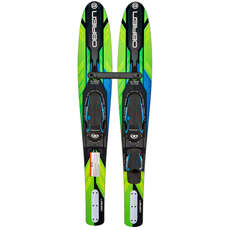 Obrien Vortex Junior 54" Waterskis & X7 Bindings - Green