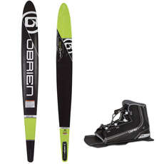 Obrien Siege 69" Slalom Ski Nautique & Fixation Z9 - Vert