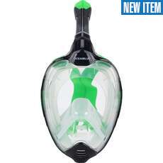 Ocean Blue Full Face Mask and Snorkel Set - Black