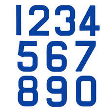Replacement Optimist Sail Numbers - Class Legal - Blue
