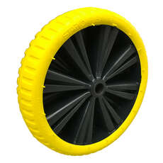 Optiparts Puncture Proof Dinghy Trolley Wheel - Yellow