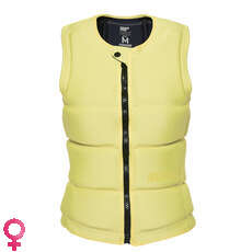 Mystic Womens Star Wake Boarding Front-Zip Impact Gilet - Jaune Pastel