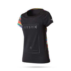 Mystic Dazzled Womens UV50 Short Sleeve Quick Dry Top - Rainbow