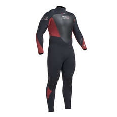 Gul RESPONSE 5/3mm Backzip Blindstitch Wetsuit - Black/Cardinal
