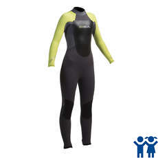 Gul Junior RESPONSE 5/3mm Blindstitch Wetsuit - Gunmetal/Lime