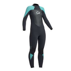Gul Womens RESPONSE 5/3mm BZ Blindstitch Wetsuit - Blk/Pistachio