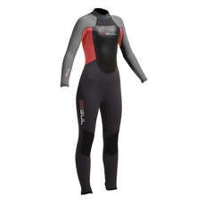 Gul Junior Response 4/3mm Blindstitched Wetsuit - Black/Red