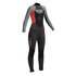 Gul Junior Response 4/3mm Blindstitched Wetsuit - Black/Red
