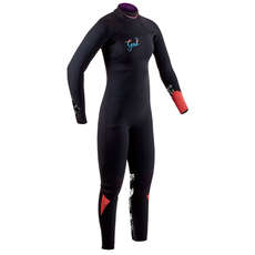 Gul Womens Response FX 3/2mm BS Wetsuit - Black/Print - RE1264-B7