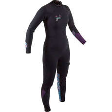 Gul Womens RESPONSE 5/4mm Blindstitch Wetsuit - Black/Tie-Dye - RE1266-B8
