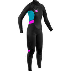 Gul Womens Response 3/2mm FL Wetsuit - Black/Cyan - RE1319-B7