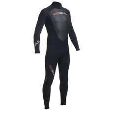 Gul RESPONSE 4/3mm Blindstitch Steamer Wetsuit - Black/Black