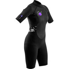 Gul Womens Response 3/2mm FL Shorty Wetsuit - Black - RE3318-B7
