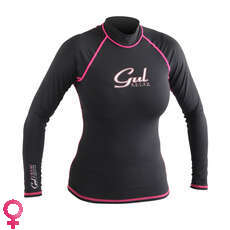 Gul SWAMI Long Sleeve Womens Rash Vest / Guard - Black Gul SWAMI Long Sleeve Womens Rash Vest / Guard - Black