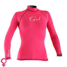 Gul SWAMI Long Sleeve Womens Rash Vest / Guard - Magenta
