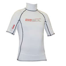 Gul XOLA Short Sleeve Mens Rash Vest / Guard - White