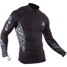 Gul Xola Long Sleeve Rashvest - Black/Camo - RG0339-B7
