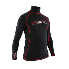 Gul XOLA Long Sleeve Mens Rash Vest / Guard - Black