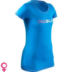 Gul Womens Short Sleeve Tee Fit Rashvest - Blue - RG0367-B7