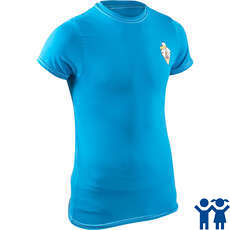 Gul Junior Short Sleeve Tee Fit Rashvest - Coral - RG0371-B7