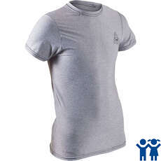 Gul Junior Short Sleeve Tee Fit Rashvest - Grey - RG0371-B7