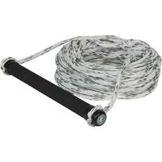 Radar Global Water Sports 12-Inch Handle with 75 Rope - Silver White Radar Global Water Sports 12-Inch Handle with 75 Rope - Silver White