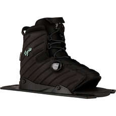 Radar Womens Lyric BOA Rear Feather Frame Waterski Boot - Coal 2025