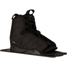 Radar Prime Rear Feather Frame Waterski Boot - Jet Black 2025 Radar Prime Rear Feather Frame Waterski Boot - Jet Black 2025