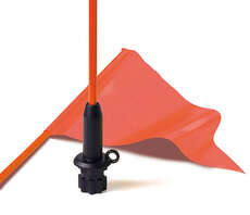 Railblaza Kayak Flag Whip & Pennant - Black Base