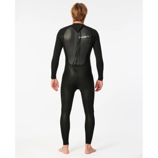 Rip Curl Omega 3/2mm Blindstitched Wetsuit - Black