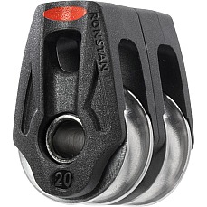 Ronstan 20mm High Load Orbit Ball Bearing Block Lashing Head - Double RF25209HL