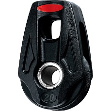 Ronstan 20mm Orbit Ball Bearing Block Lashing Head - Single RF25109 Ronstan 20mm Orbit Ball Bearing Block Lashing Head - Single RF25109