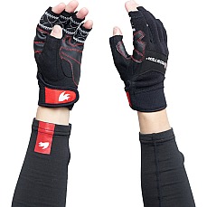 Rooster Pro Race 5 Short Finger Sailing Gloves 2026 - Black