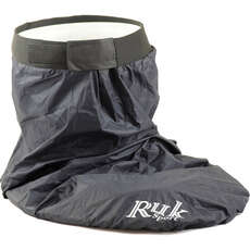 Ruk Canoe / Kayak Standard Spray Deck With Neoprene Waist - Black
